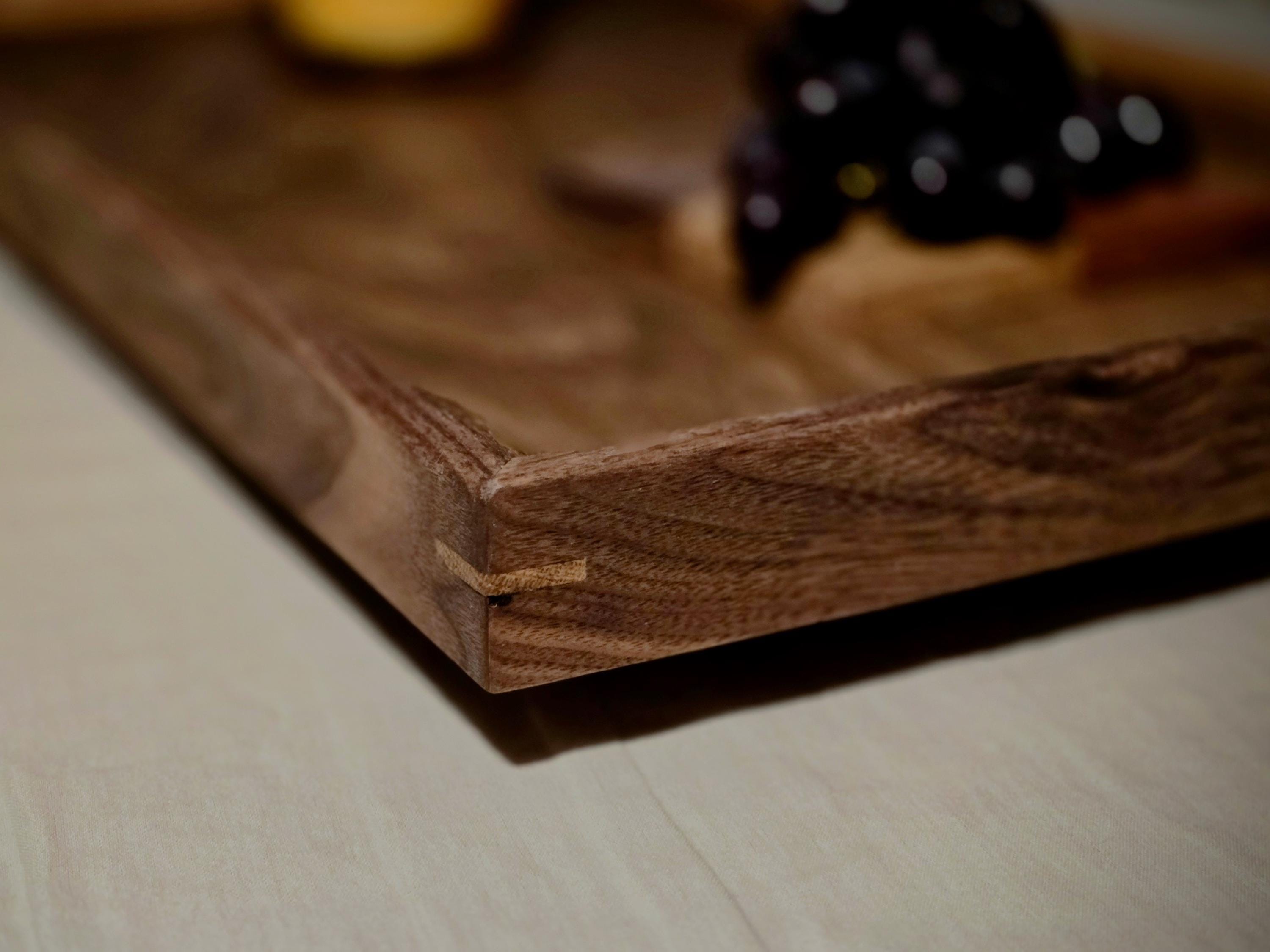 Handmade Hardwood Ottoman Tray