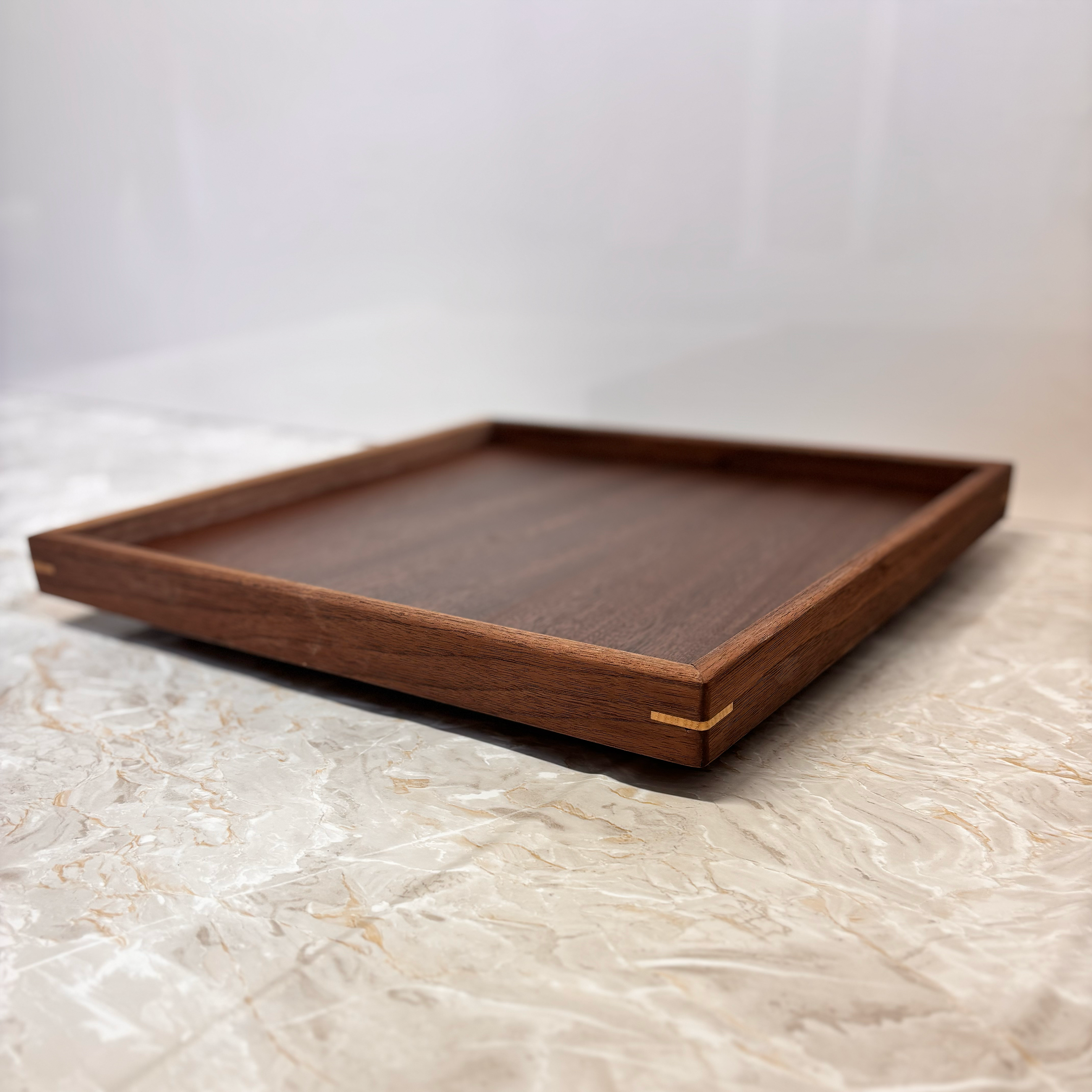 Handmade Hardwood Ottoman Tray