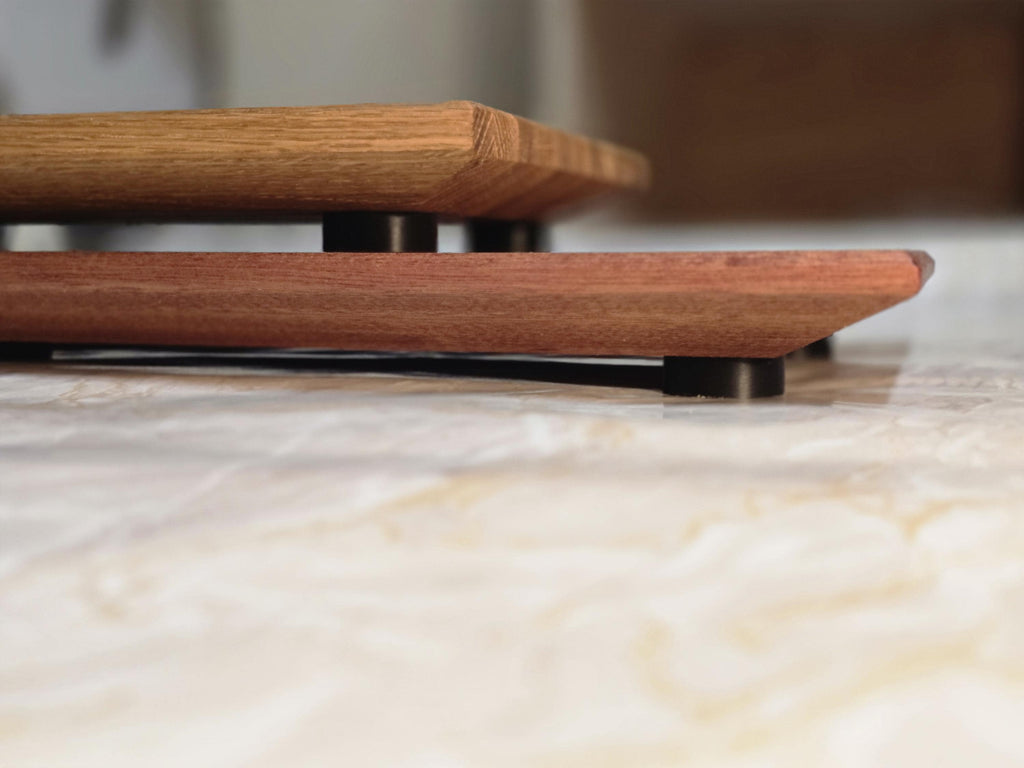 Solid Hardwood Chopping Board – Oak, Walnut, Sapele Long Grain Charcuterie Surface
