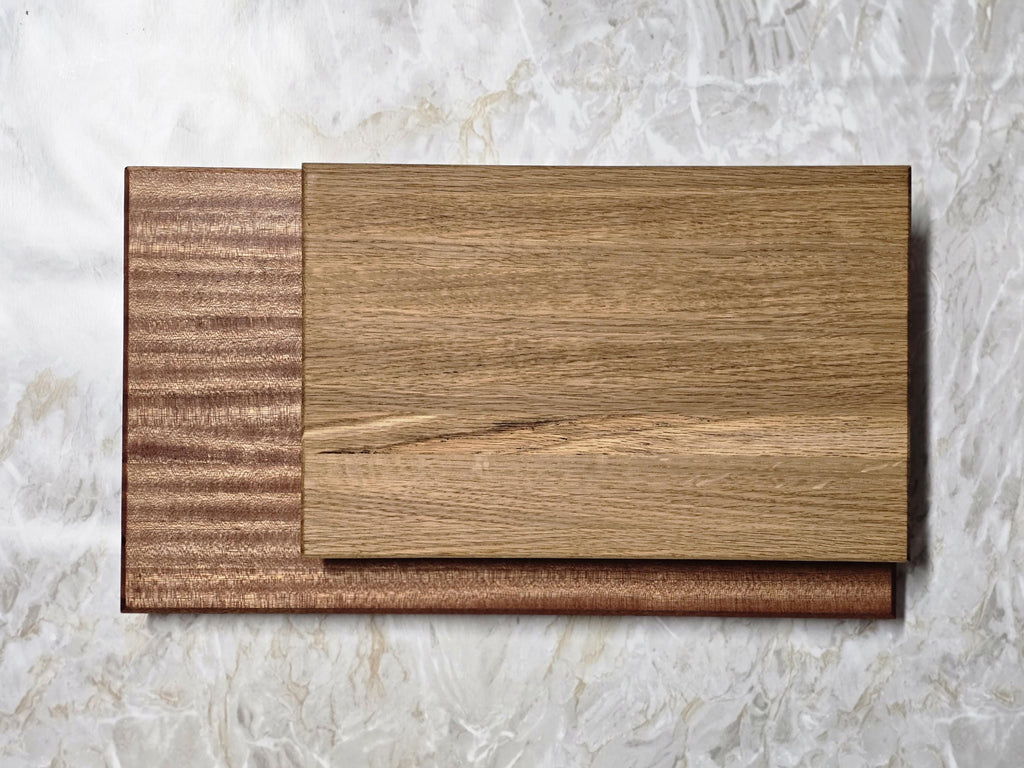 Solid Hardwood Chopping Board – Oak, Walnut, Sapele Long Grain Charcuterie Surface